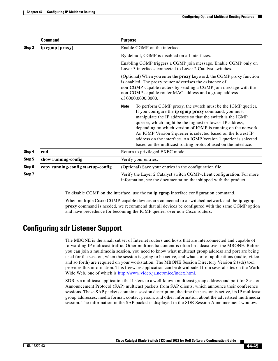 Configuring sdr listener support | Dell POWEREDGE M1000E User Manual | Page 1123 / 1316