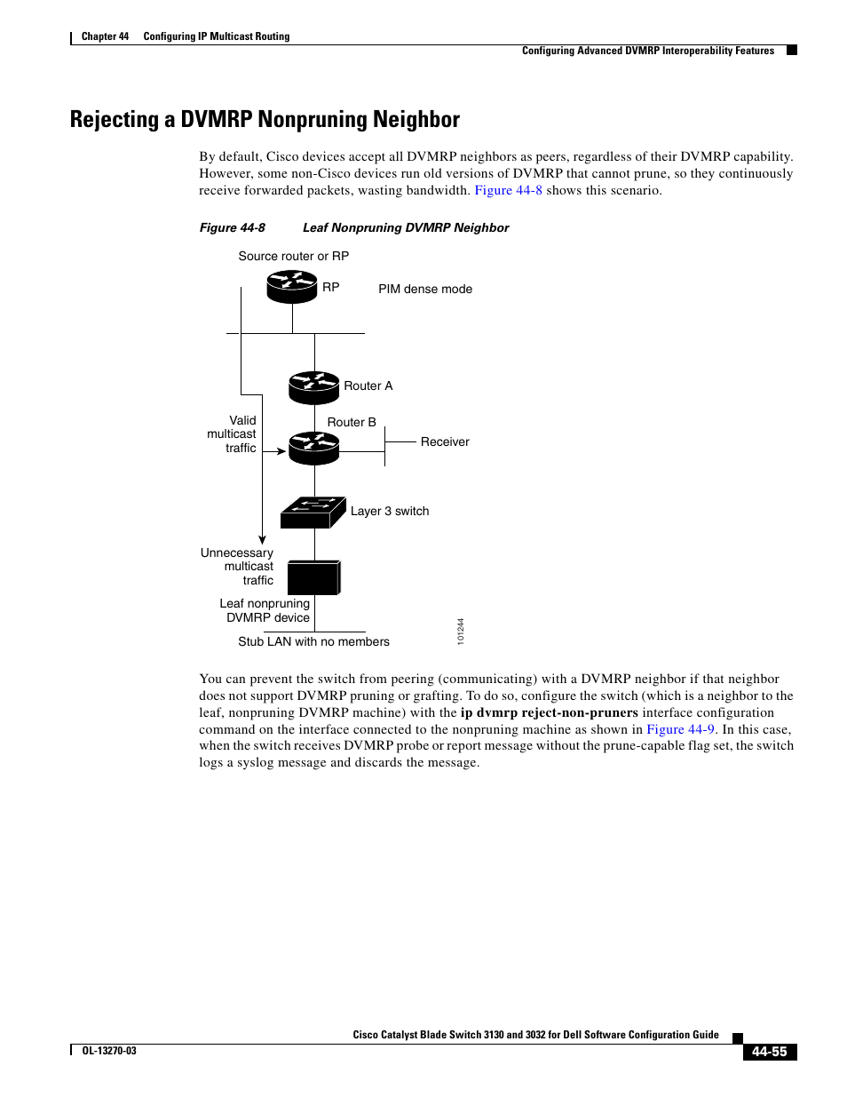 Rejecting a dvmrp nonpruning neighbor | Dell POWEREDGE M1000E User Manual | Page 1133 / 1316