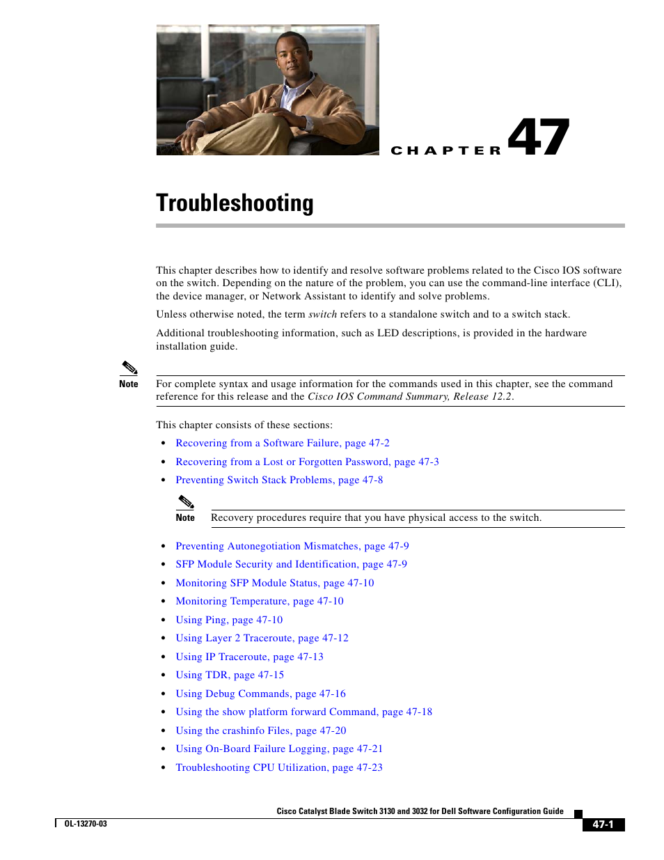 Troubleshooting, C h a p t e r | Dell POWEREDGE M1000E User Manual | Page 1173 / 1316