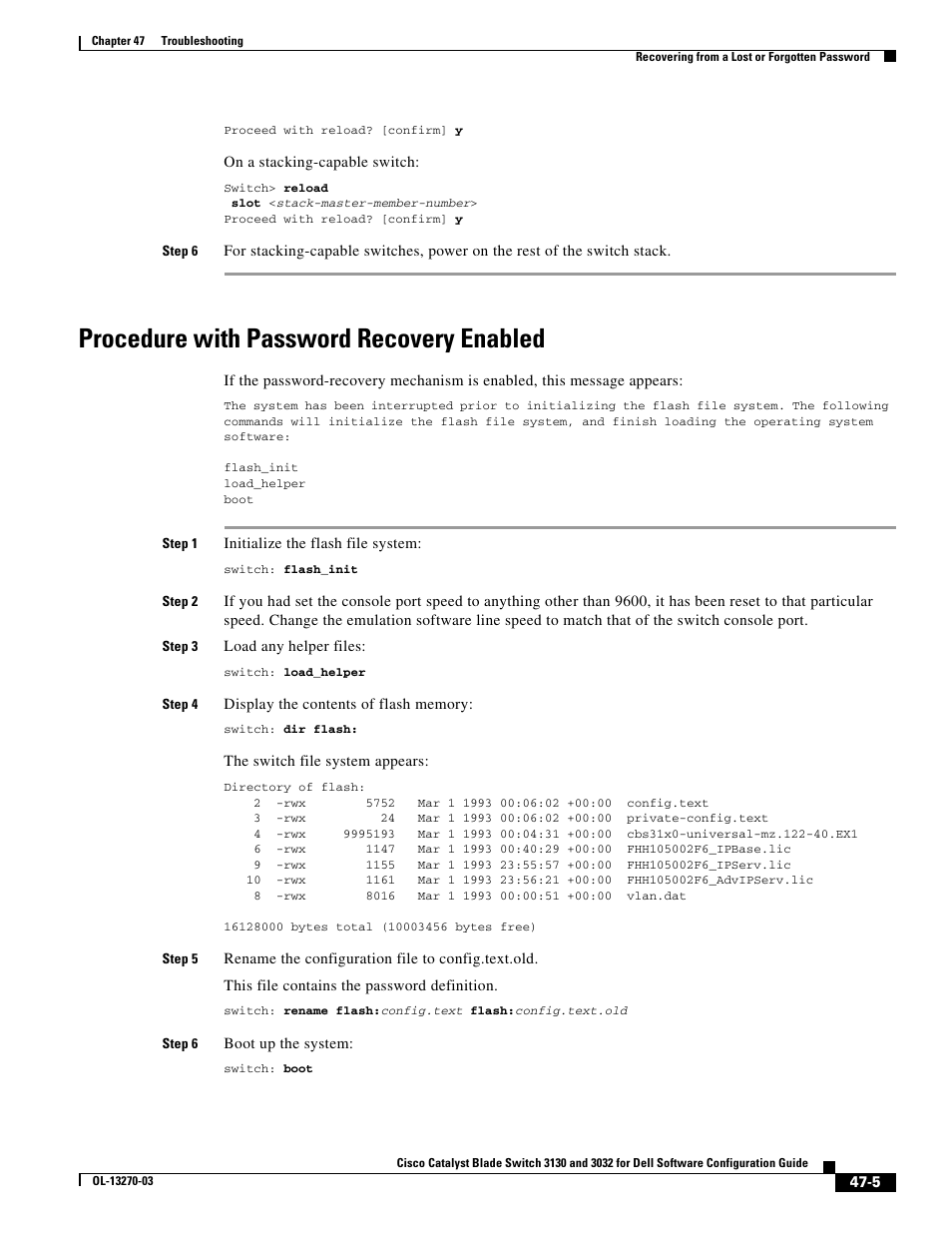 Procedure with password recovery enabled | Dell POWEREDGE M1000E User Manual | Page 1177 / 1316