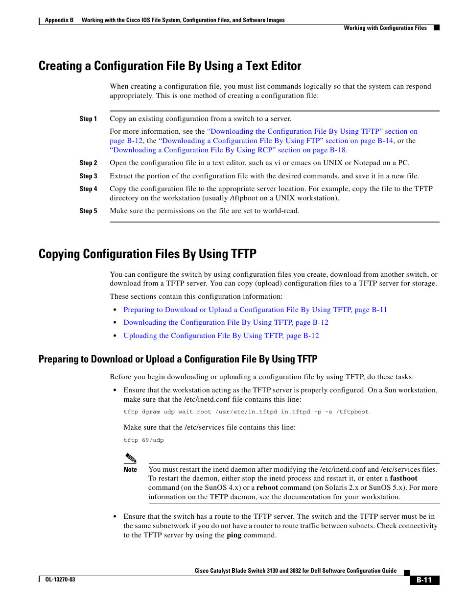 Copying configuration files by using tftp | Dell POWEREDGE M1000E User Manual | Page 1217 / 1316