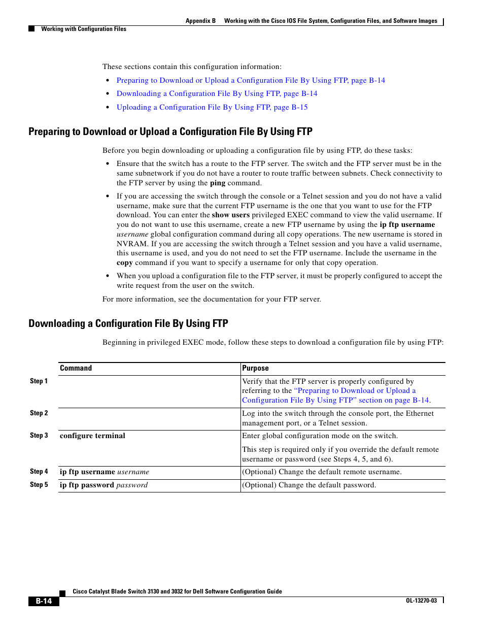 Downloading a configuration file by using ftp | Dell POWEREDGE M1000E User Manual | Page 1220 / 1316