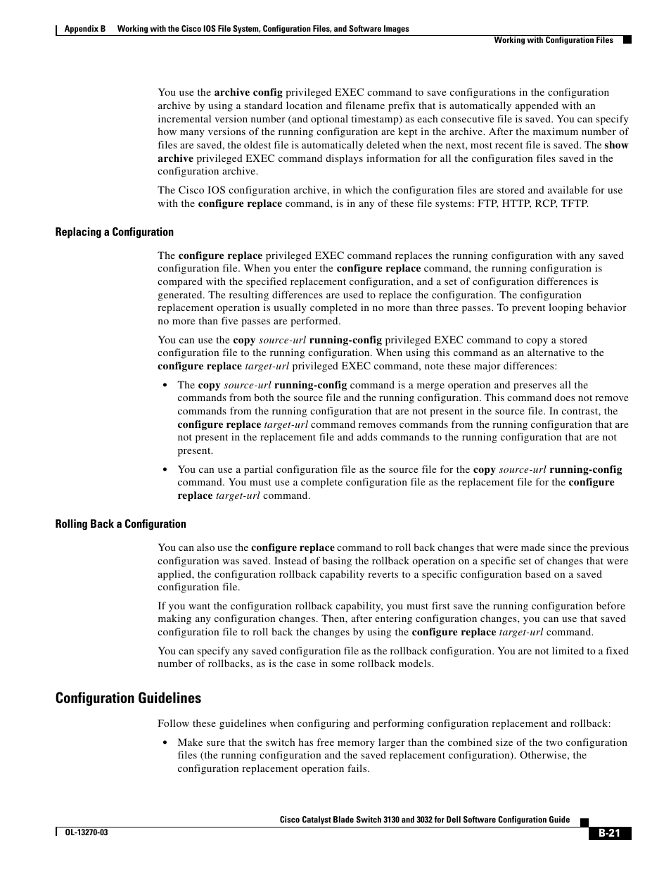 Configuration guidelines | Dell POWEREDGE M1000E User Manual | Page 1227 / 1316