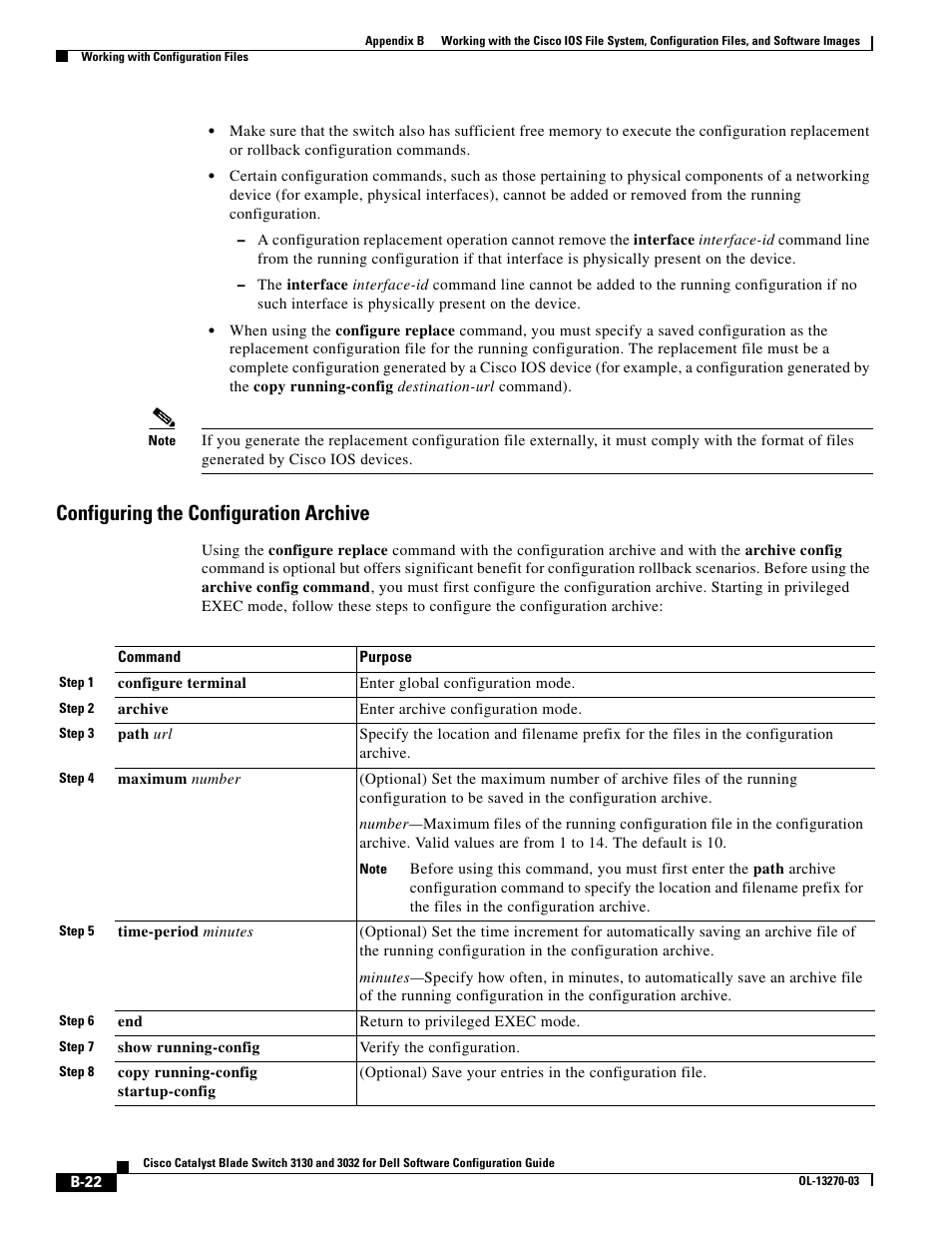 Configuring the configuration archive | Dell POWEREDGE M1000E User Manual | Page 1228 / 1316