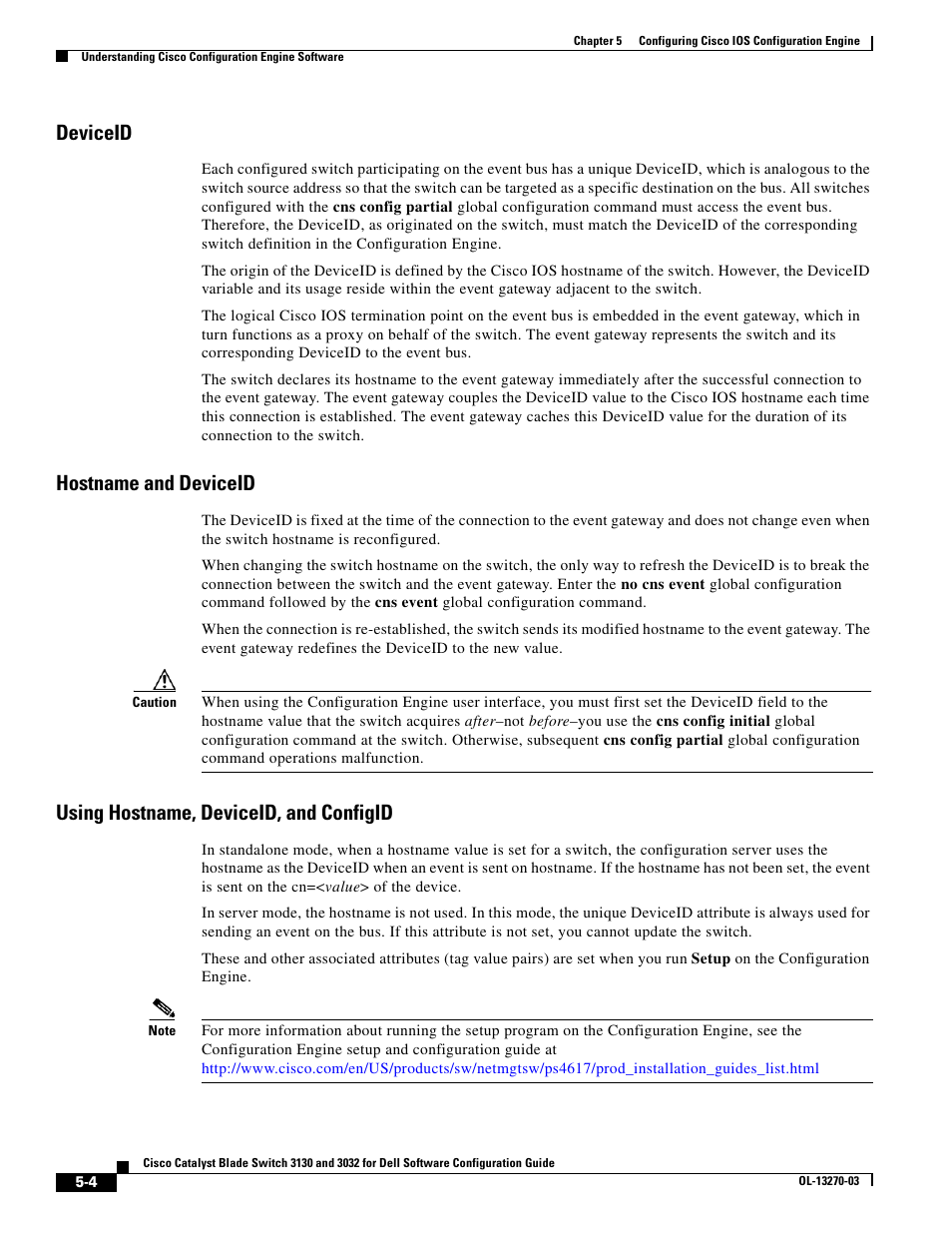 Deviceid, Hostname and deviceid, Using hostname, deviceid, and configid | Dell POWEREDGE M1000E User Manual | Page 132 / 1316