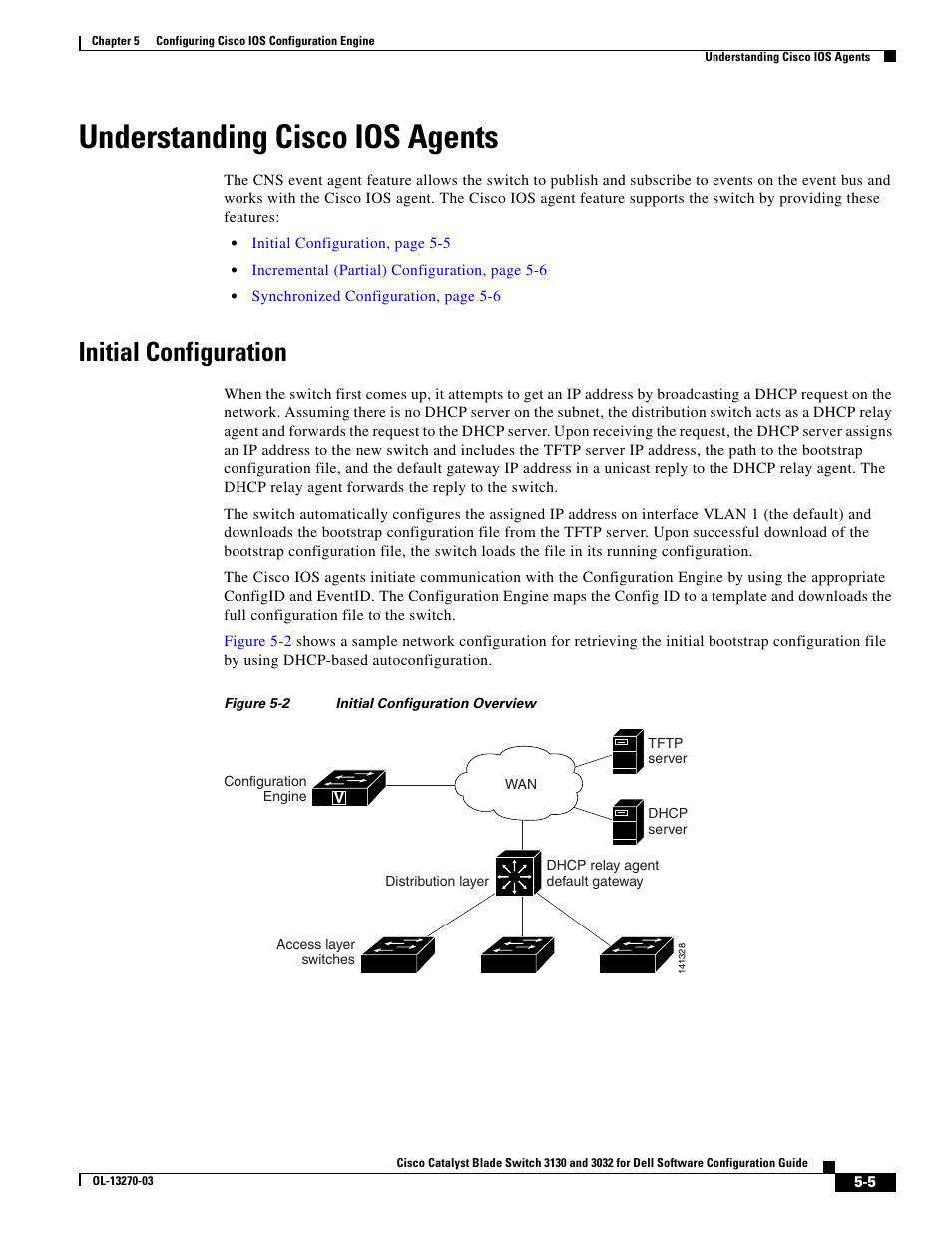 Understanding cisco ios agents, Initial configuration | Dell POWEREDGE M1000E User Manual | Page 133 / 1316