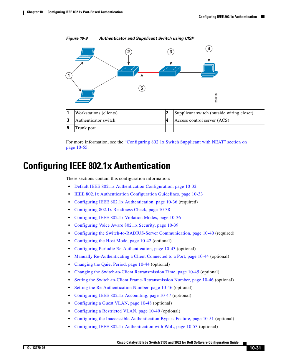 Configuring ieee 802.1x authentication, Figure 10-9 | Dell POWEREDGE M1000E User Manual | Page 293 / 1316