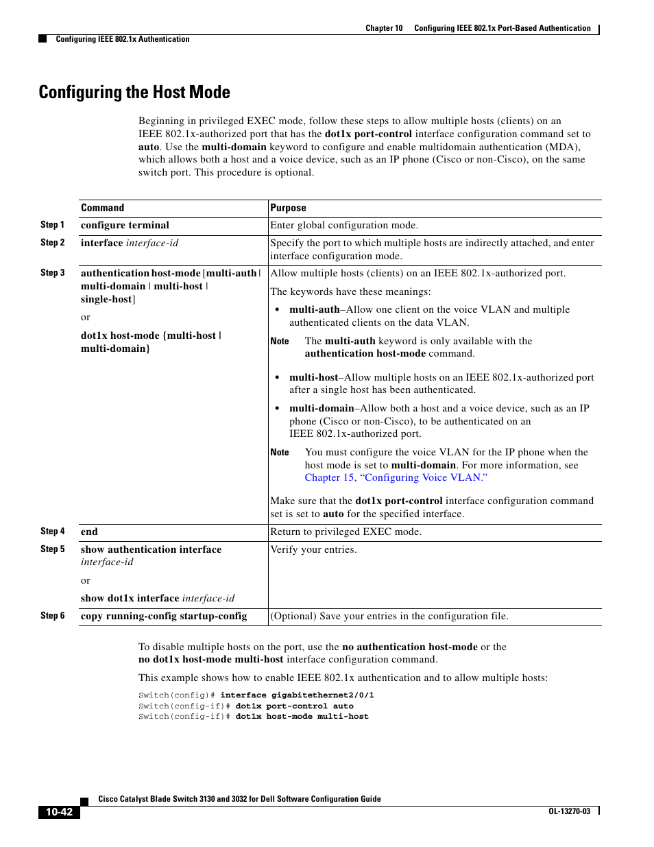 Configuring the host mode, R more information see the | Dell POWEREDGE M1000E User Manual | Page 304 / 1316