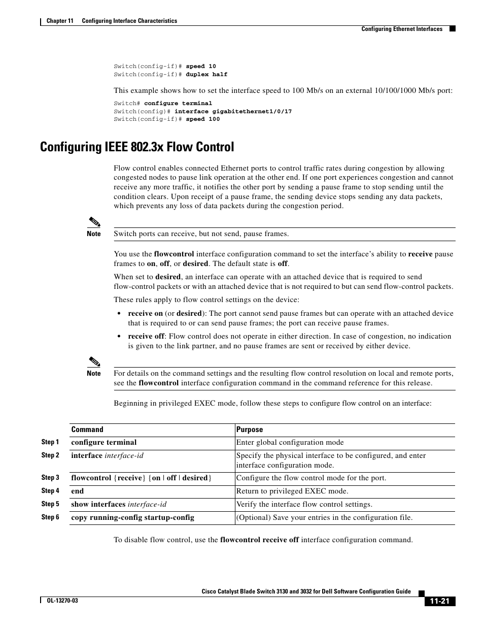 Configuring ieee 802.3x flow control | Dell POWEREDGE M1000E User Manual | Page 349 / 1316