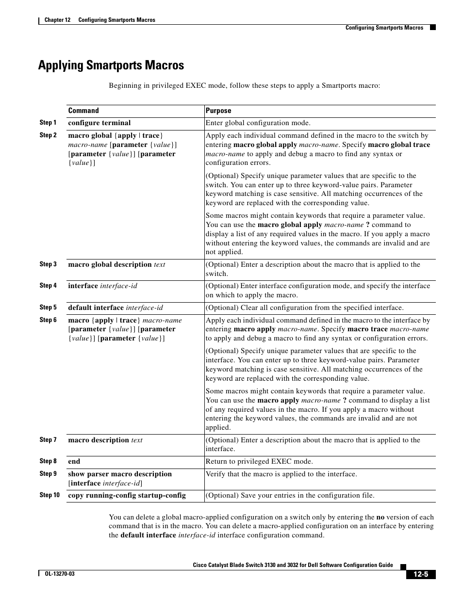 Applying smartports macros | Dell POWEREDGE M1000E User Manual | Page 363 / 1316