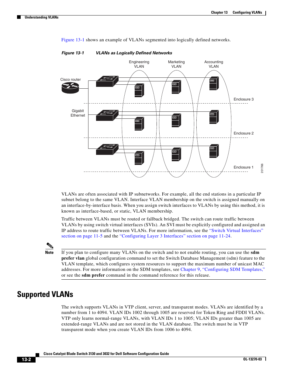 Supported vlans, Figure 13-1 | Dell POWEREDGE M1000E User Manual | Page 368 / 1316