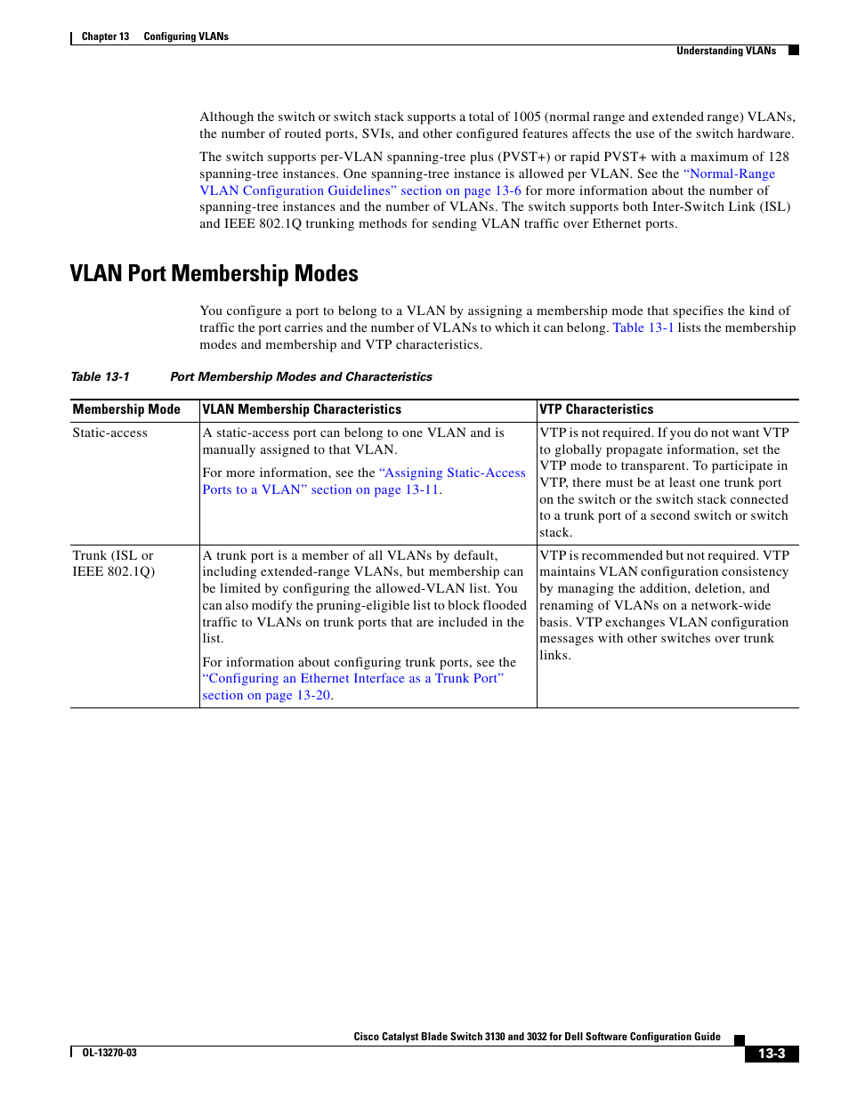 Vlan port membership modes | Dell POWEREDGE M1000E User Manual | Page 369 / 1316
