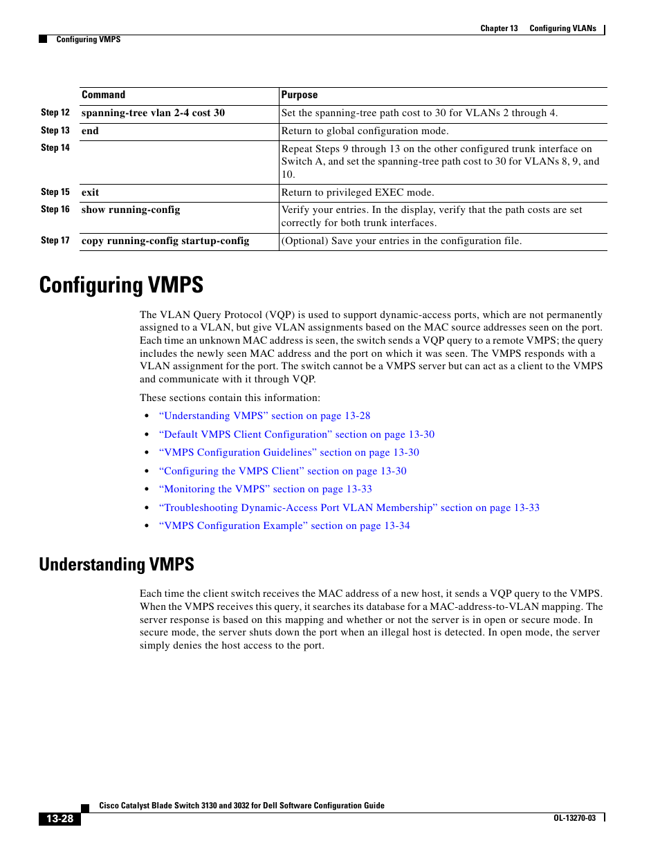 Configuring vmps, Understanding vmps | Dell POWEREDGE M1000E User Manual | Page 394 / 1316