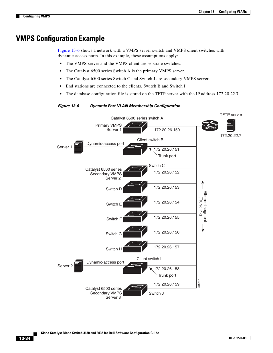 Vmps configuration example | Dell POWEREDGE M1000E User Manual | Page 400 / 1316