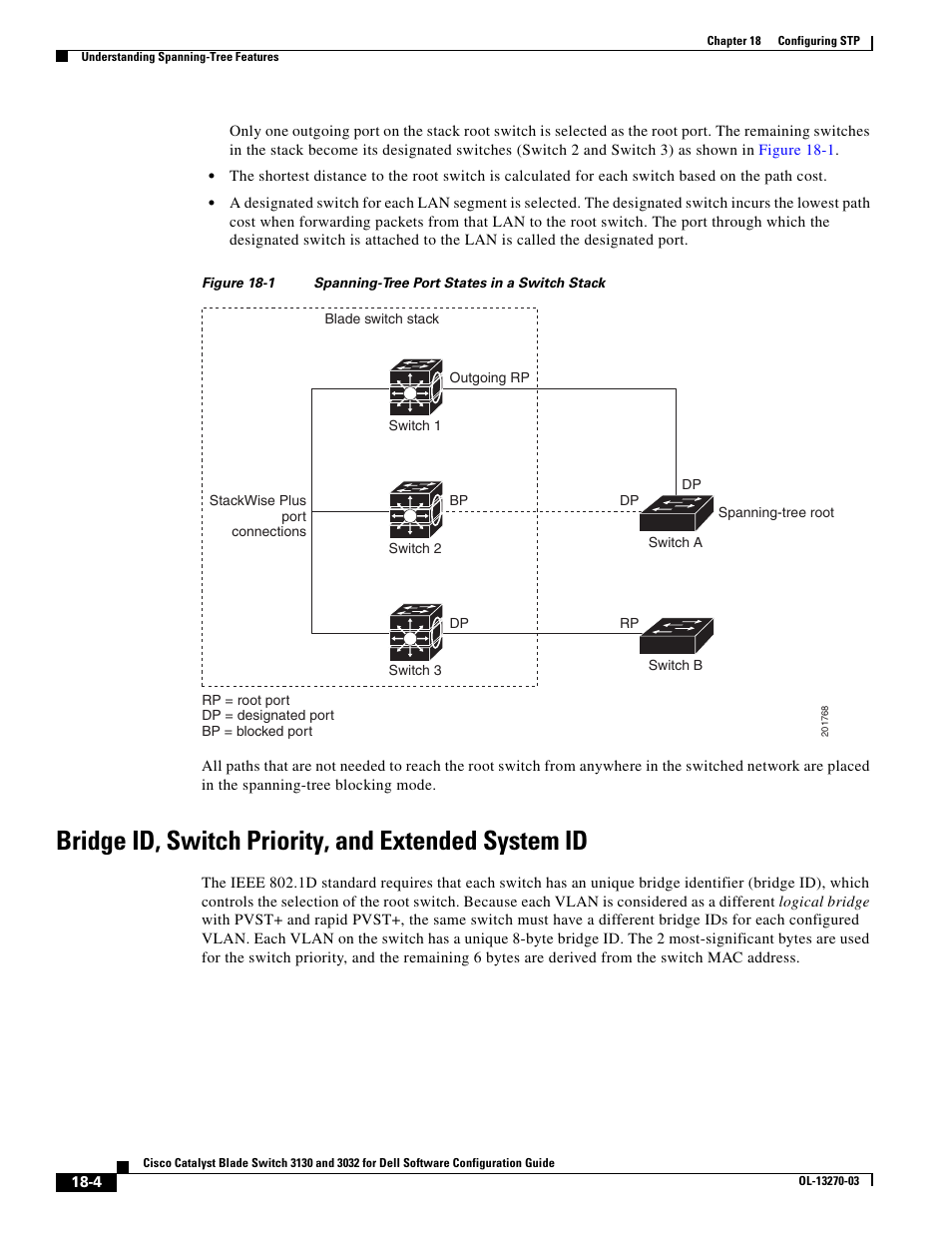 Bridge id, switch priority, and extended system id, Figure 18-1 | Dell POWEREDGE M1000E User Manual | Page 462 / 1316