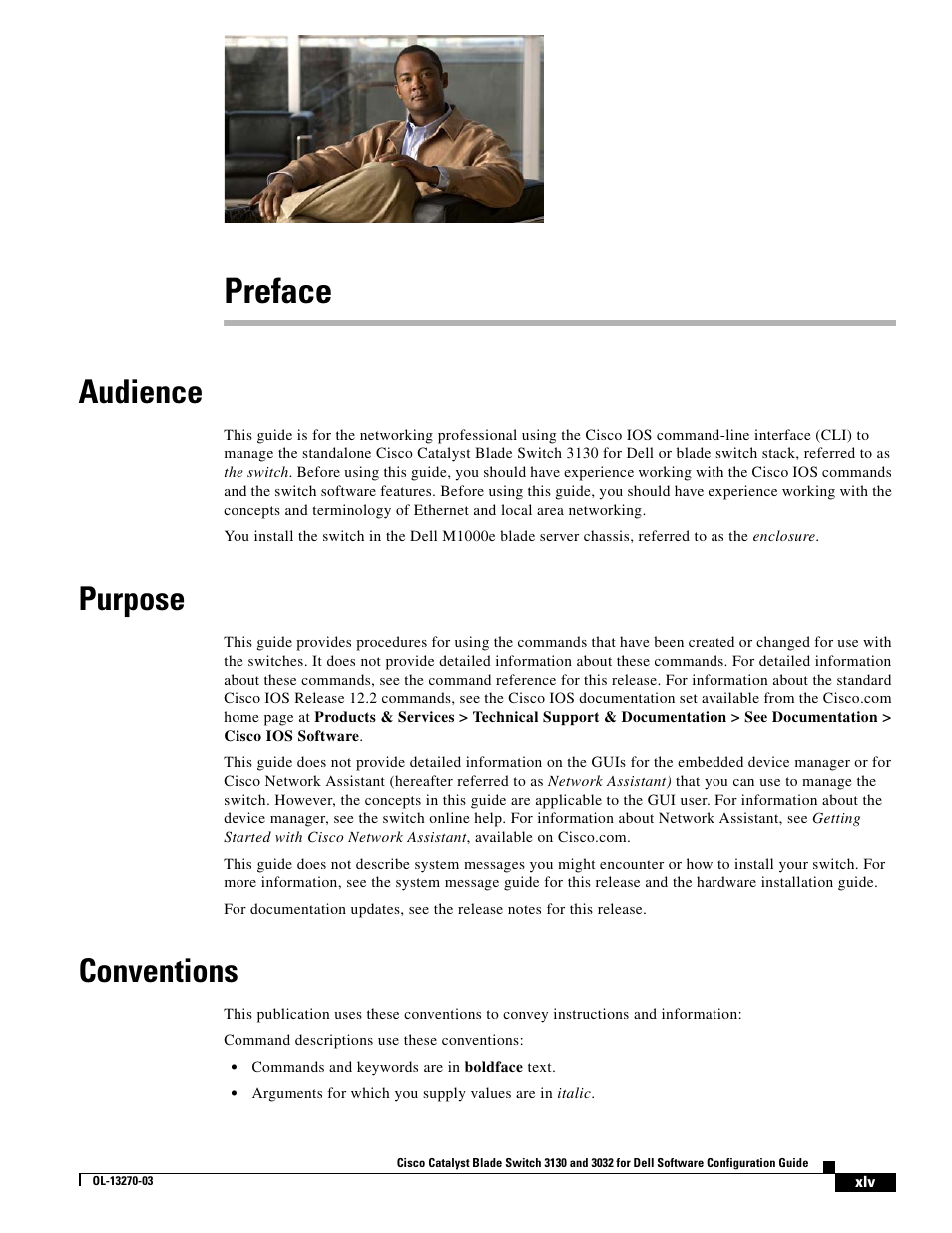 Preface, Audience, Purpose | Conventions | Dell POWEREDGE M1000E User Manual | Page 47 / 1316