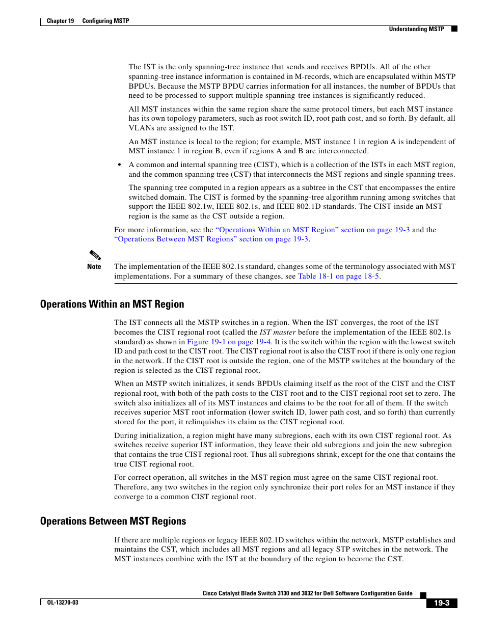 Operations within an mst region, Operations between mst regions | Dell POWEREDGE M1000E User Manual | Page 485 / 1316