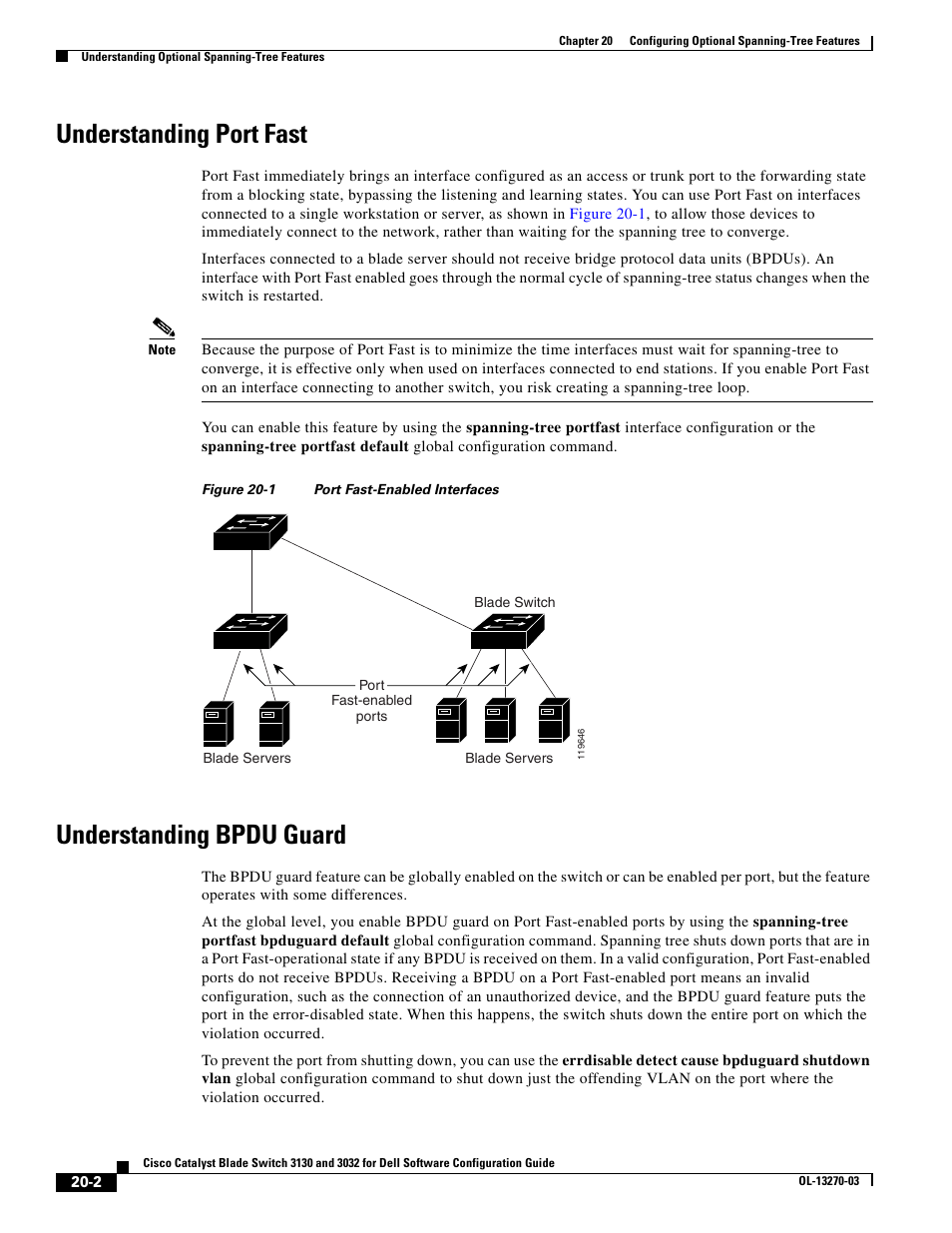 Understanding port fast, Understanding bpdu guard | Dell POWEREDGE M1000E User Manual | Page 510 / 1316