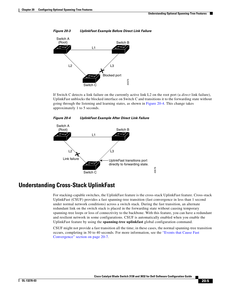 Understanding cross-stack uplinkfast | Dell POWEREDGE M1000E User Manual | Page 513 / 1316