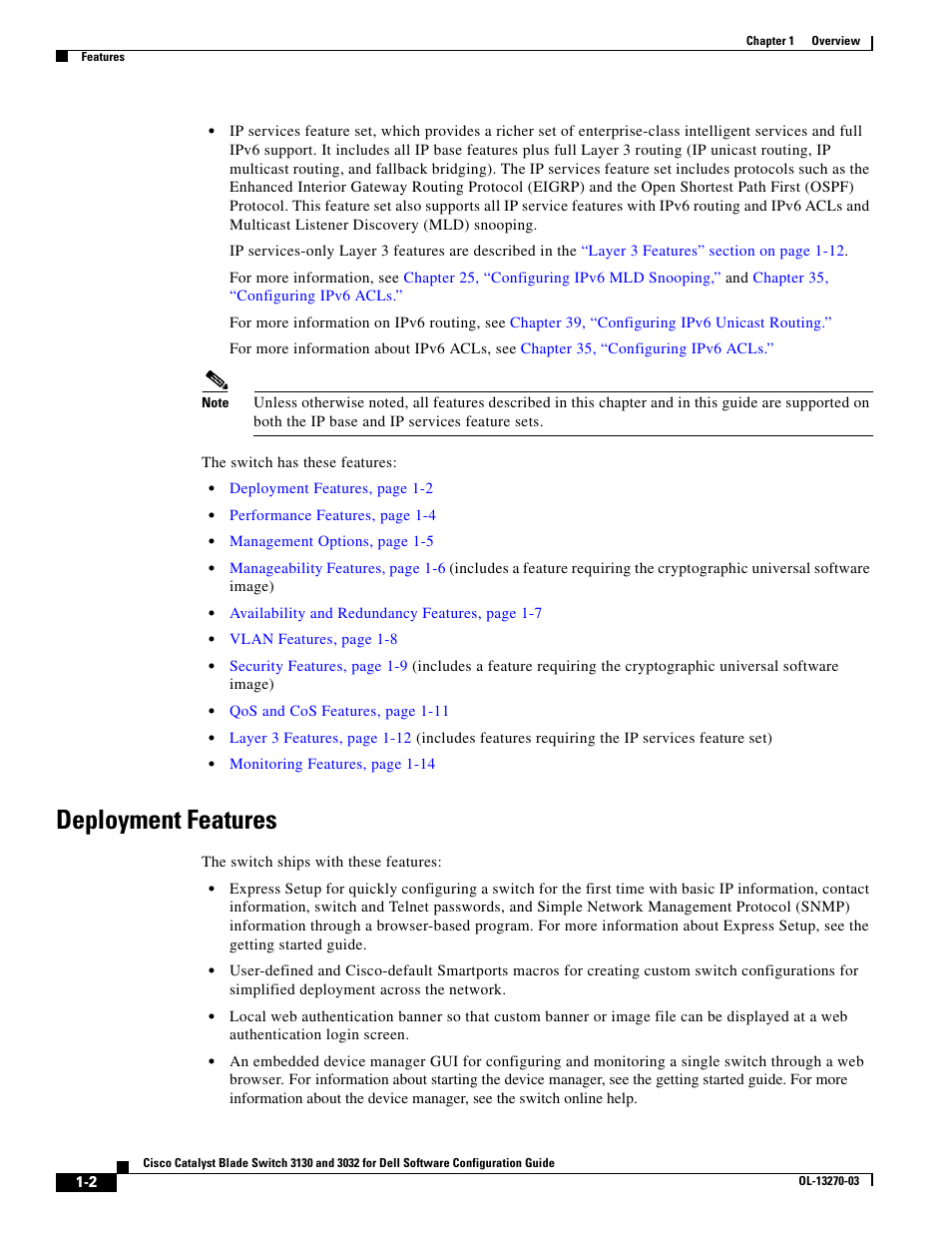 Deployment features | Dell POWEREDGE M1000E User Manual | Page 52 / 1316