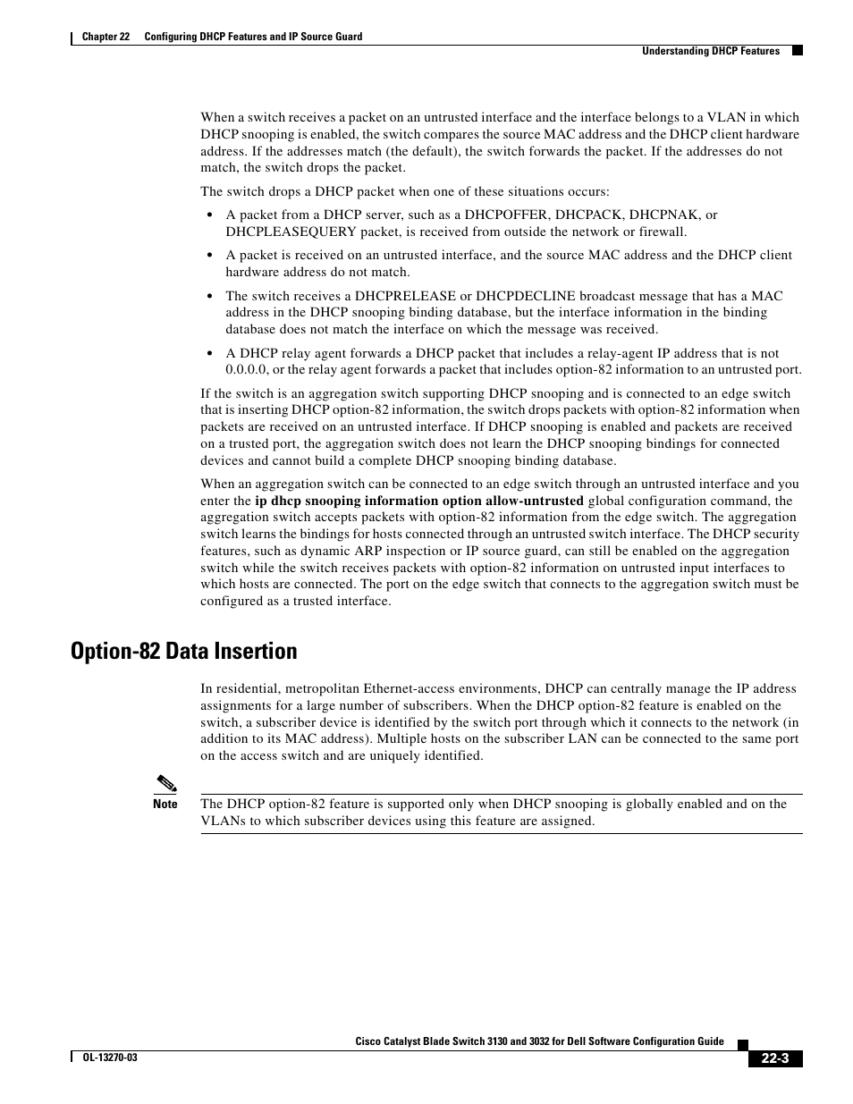 Option-82 data insertion | Dell POWEREDGE M1000E User Manual | Page 545 / 1316