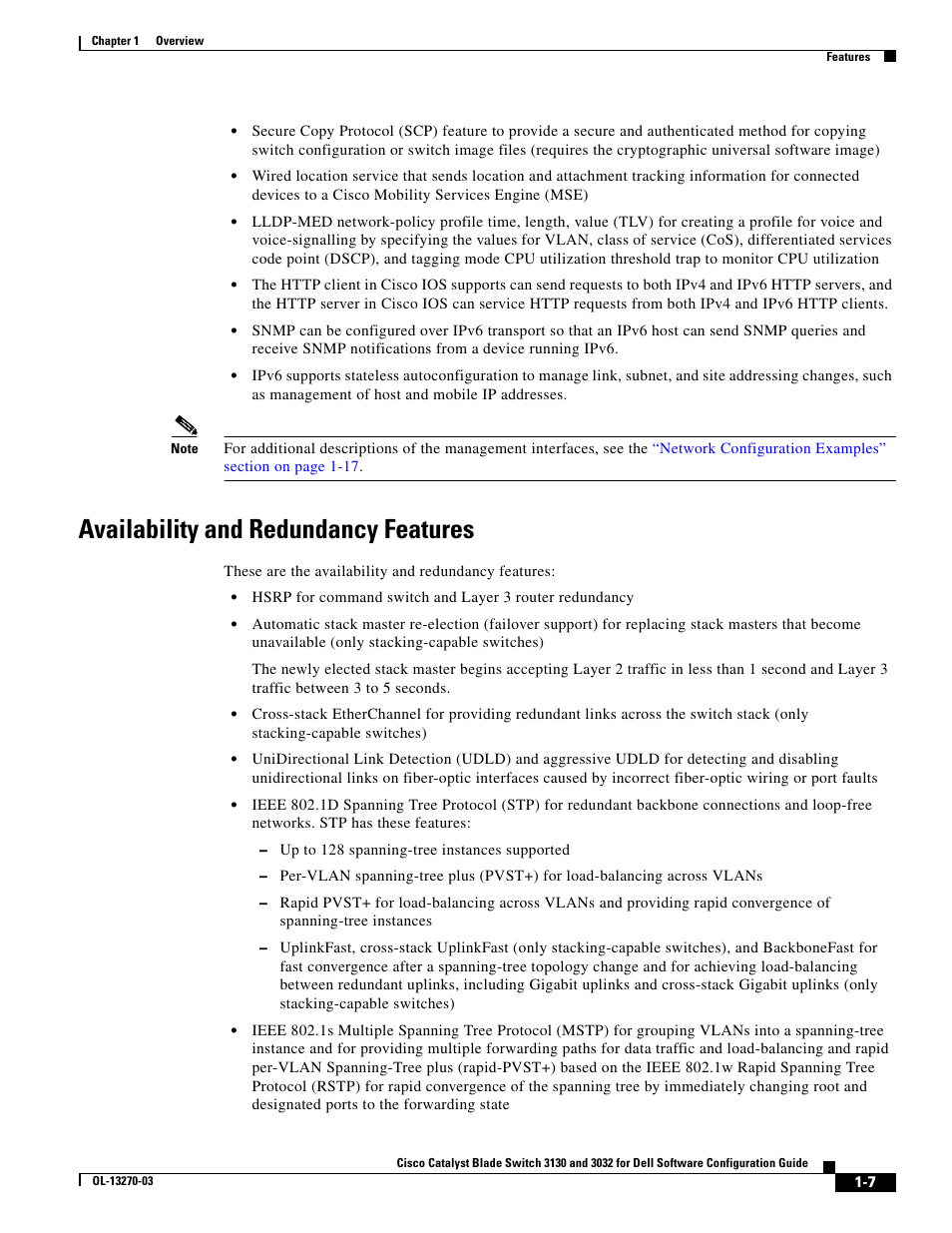 Availability and redundancy features | Dell POWEREDGE M1000E User Manual | Page 57 / 1316