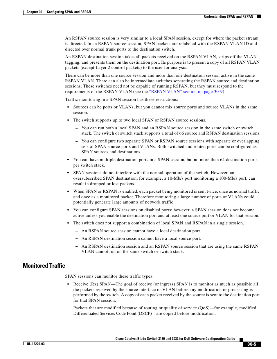 Monitored traffic | Dell POWEREDGE M1000E User Manual | Page 675 / 1316