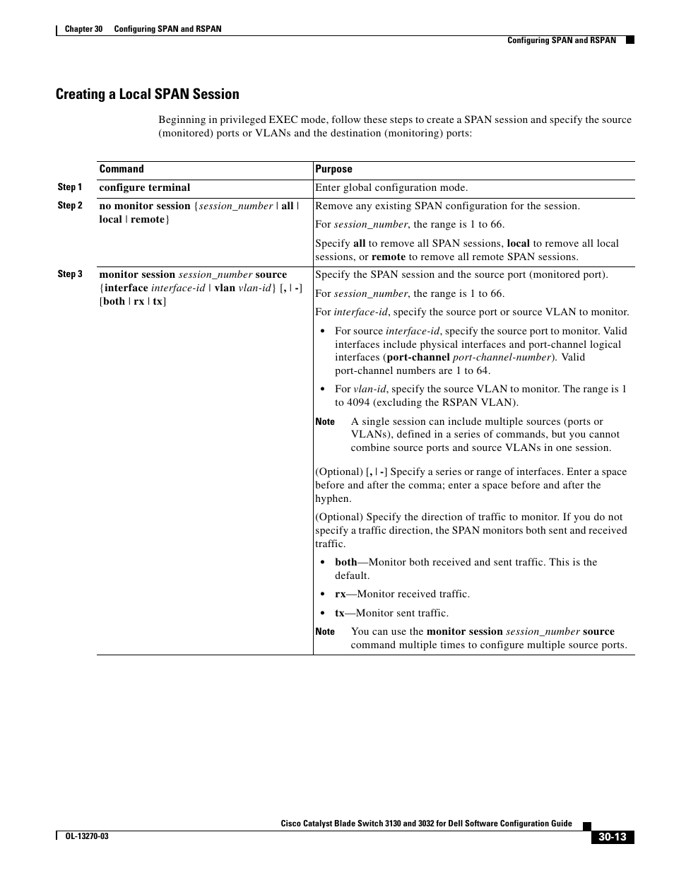 Creating a local span session | Dell POWEREDGE M1000E User Manual | Page 683 / 1316