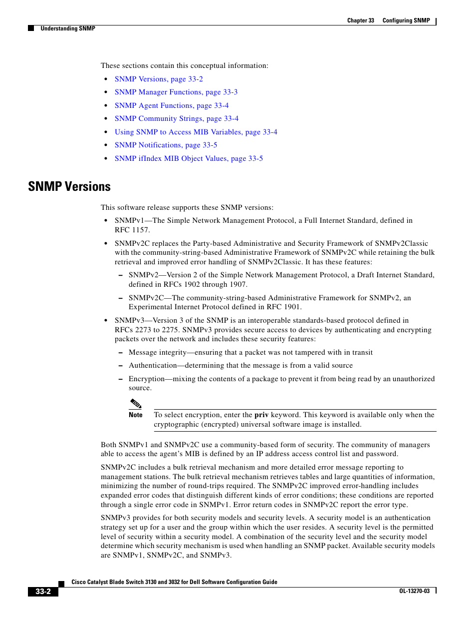 Snmp versions | Dell POWEREDGE M1000E User Manual | Page 720 / 1316