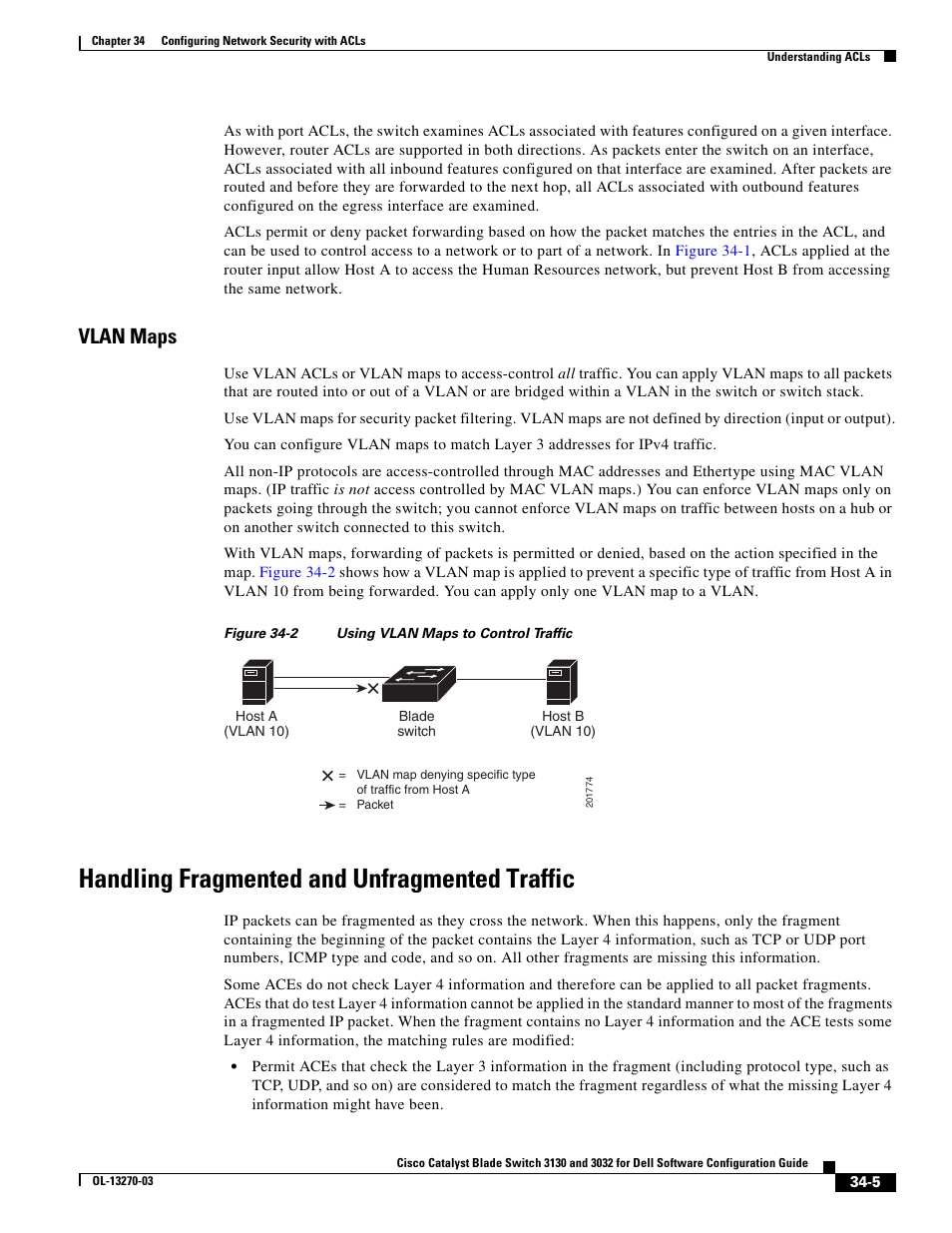 Vlan maps, Handling fragmented and unfragmented traffic | Dell POWEREDGE M1000E User Manual | Page 741 / 1316