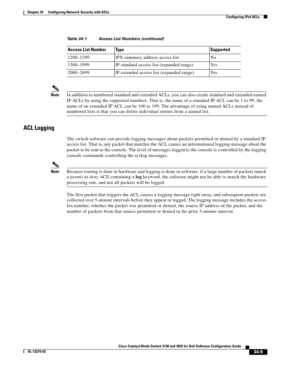 Acl logging | Dell POWEREDGE M1000E User Manual | Page 745 / 1316