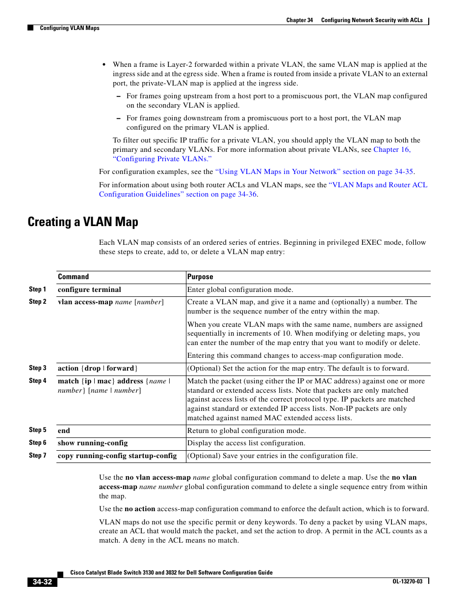 Creating a vlan map, Creating a | Dell POWEREDGE M1000E User Manual | Page 768 / 1316