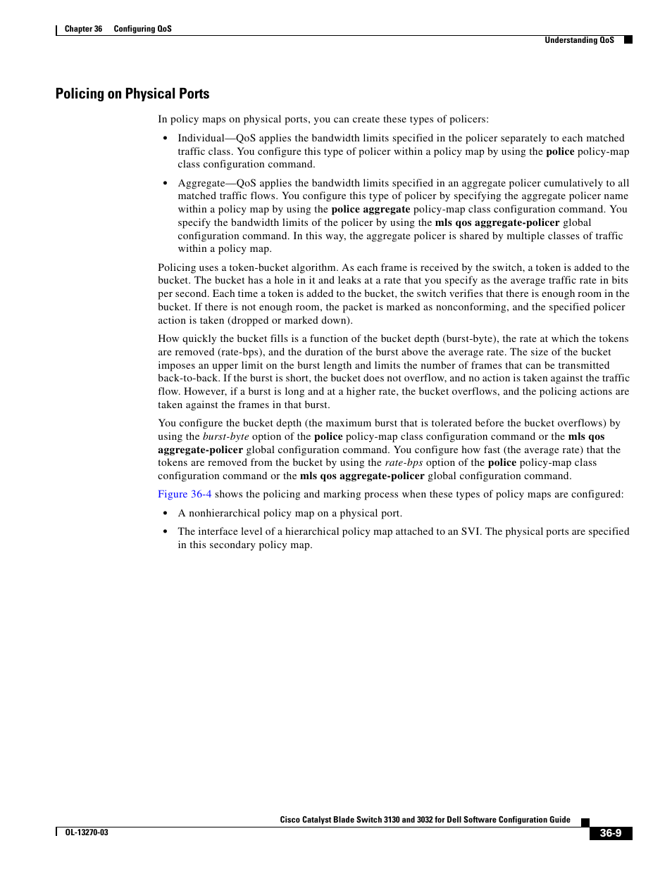 Policing on physical ports | Dell POWEREDGE M1000E User Manual | Page 795 / 1316