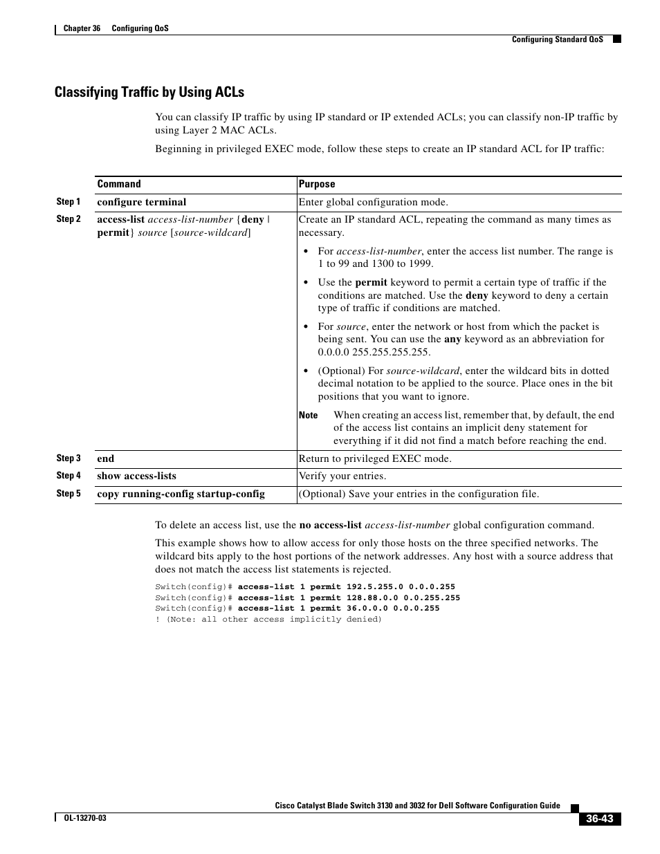 Classifying traffic by using acls | Dell POWEREDGE M1000E User Manual | Page 829 / 1316