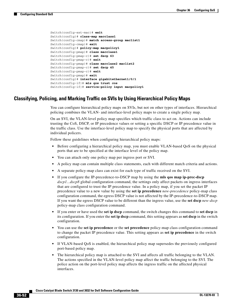 Classifying, policing, and marking traffic on | Dell POWEREDGE M1000E User Manual | Page 838 / 1316