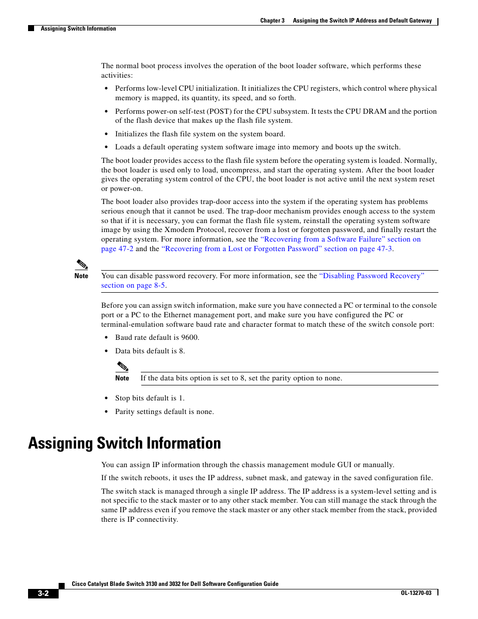 Assigning switch information | Dell POWEREDGE M1000E User Manual | Page 86 / 1316