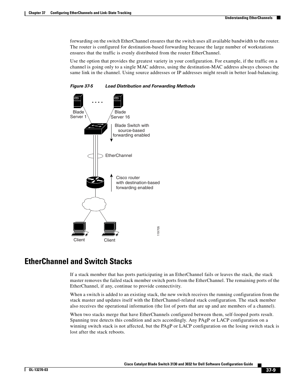 Etherchannel and switch stacks | Dell POWEREDGE M1000E User Manual | Page 875 / 1316