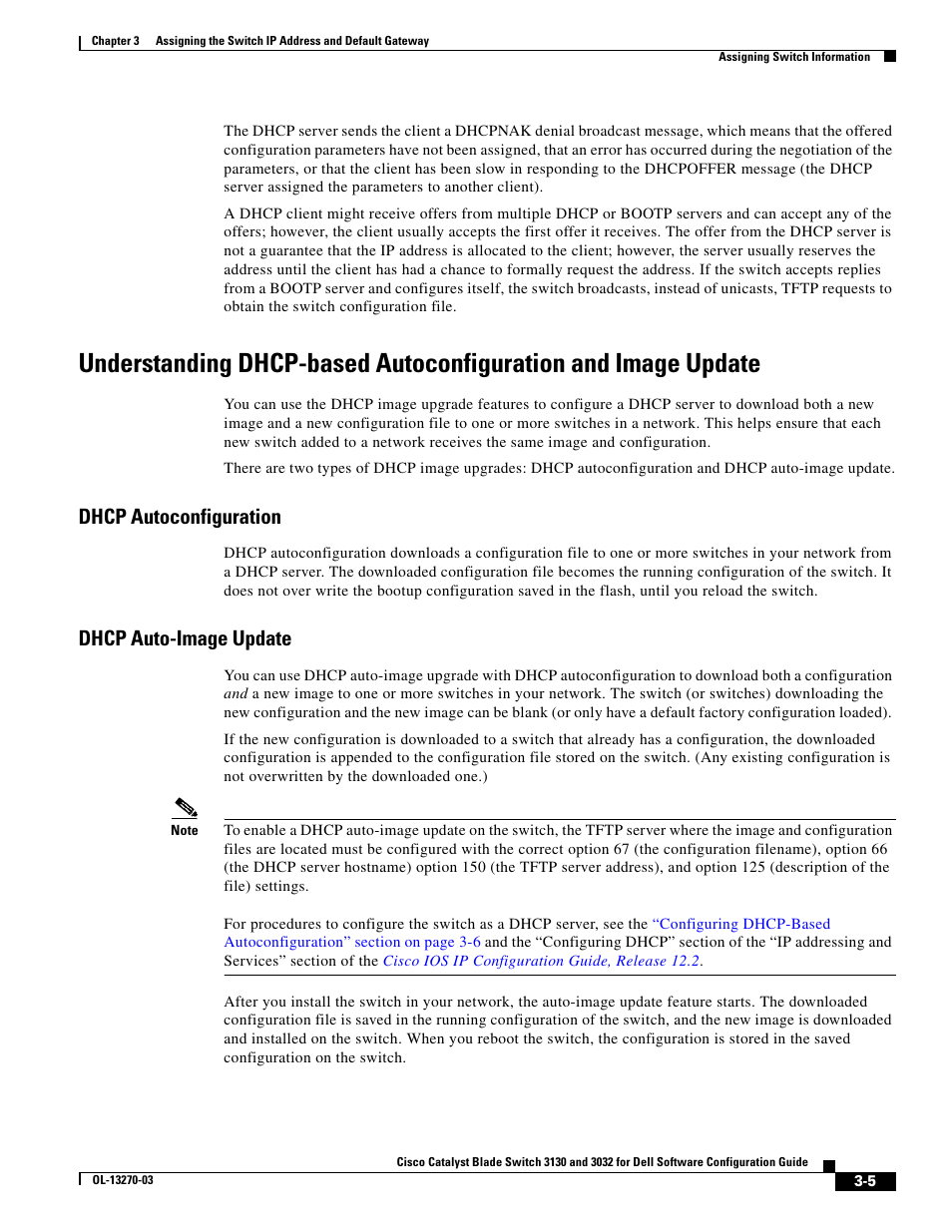 Dhcp autoconfiguration, Dhcp auto-image update | Dell POWEREDGE M1000E User Manual | Page 89 / 1316