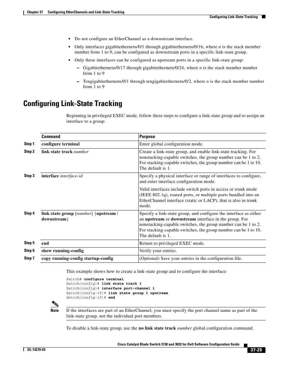 Configuring link-state tracking | Dell POWEREDGE M1000E User Manual | Page 891 / 1316