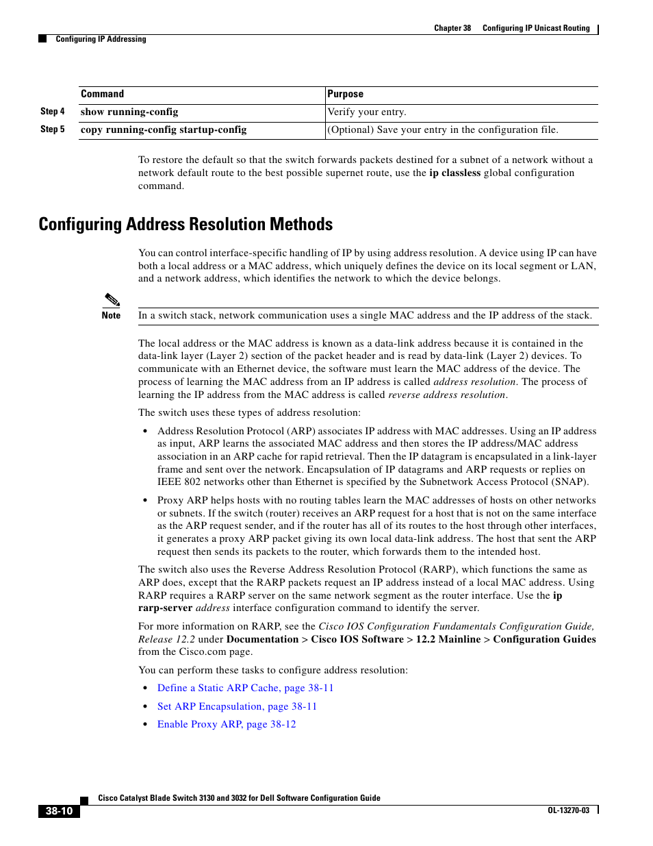 Configuring address resolution methods | Dell POWEREDGE M1000E User Manual | Page 902 / 1316