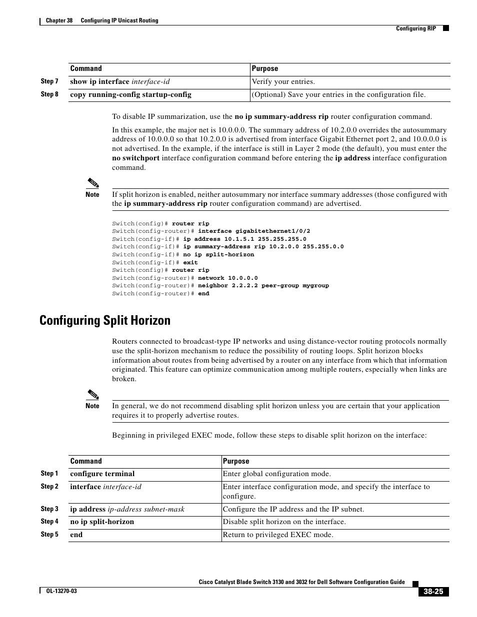 Configuring split horizon | Dell POWEREDGE M1000E User Manual | Page 917 / 1316