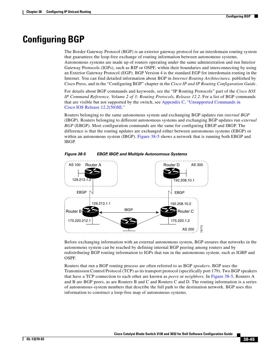 Configuring bgp | Dell POWEREDGE M1000E User Manual | Page 937 / 1316