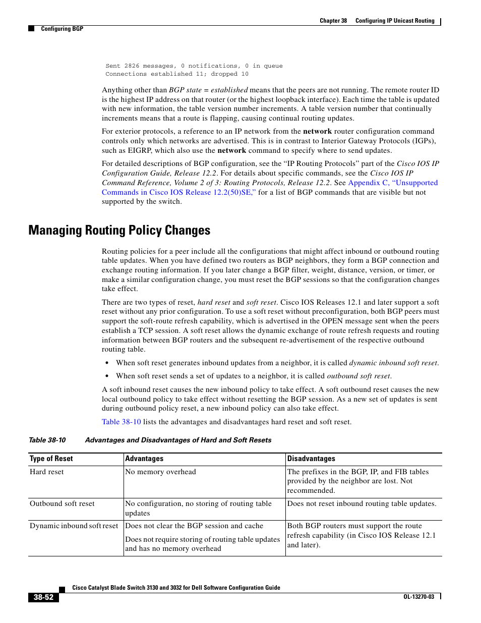 Managing routing policy changes | Dell POWEREDGE M1000E User Manual | Page 944 / 1316