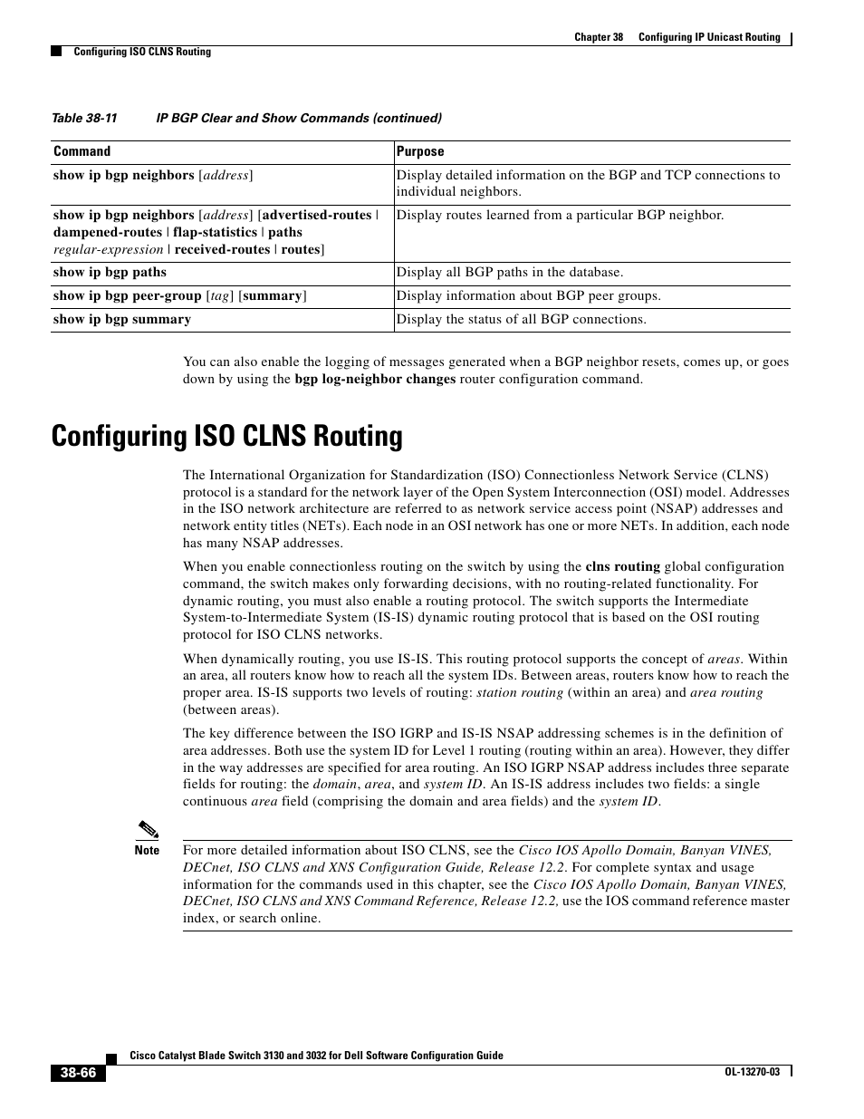 Configuring iso clns routing | Dell POWEREDGE M1000E User Manual | Page 958 / 1316