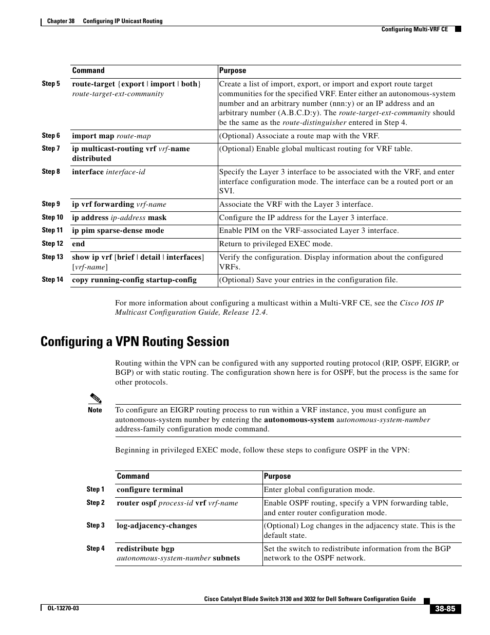 Configuring a vpn routing session | Dell POWEREDGE M1000E User Manual | Page 977 / 1316