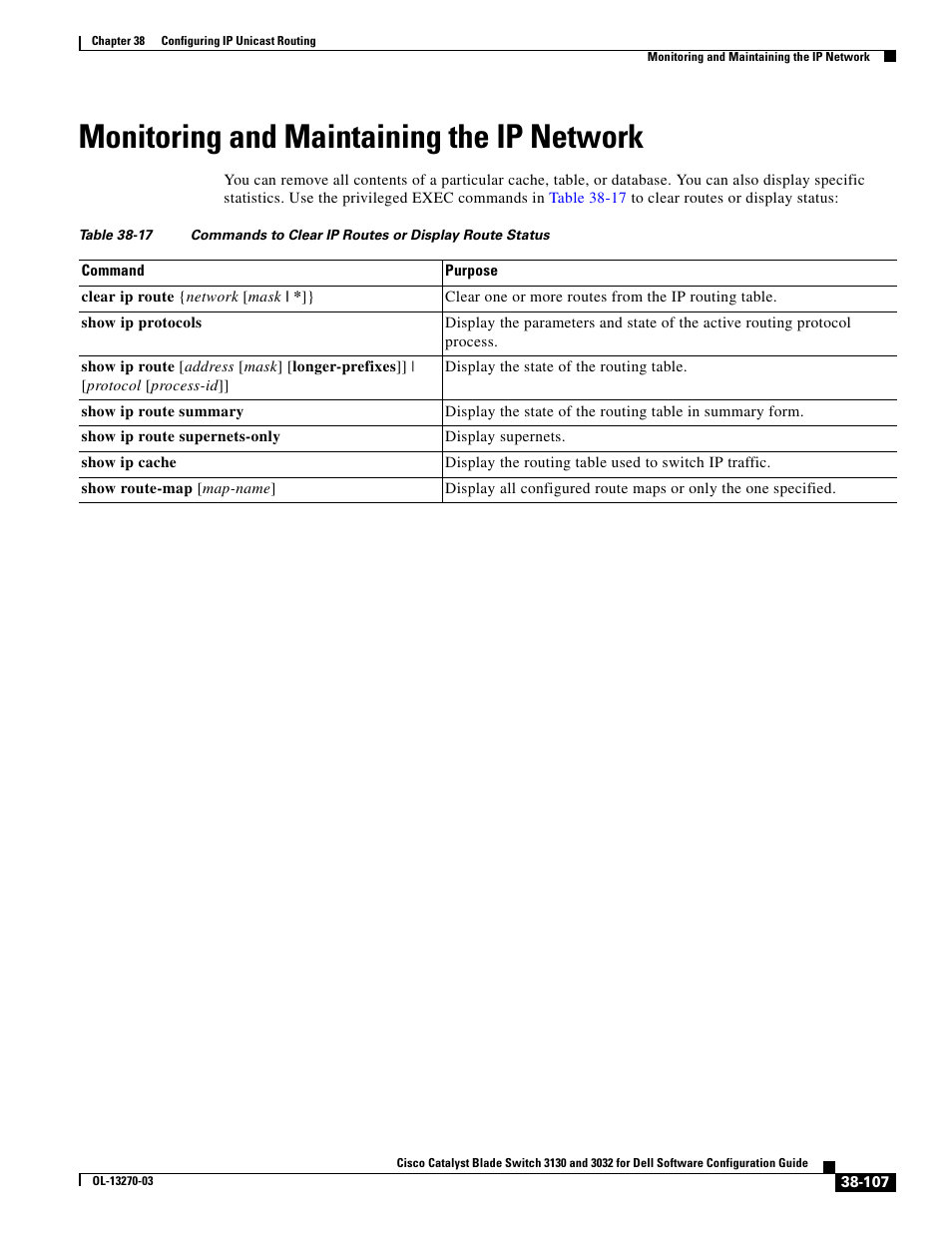 Monitoring and maintaining the ip network | Dell POWEREDGE M1000E User Manual | Page 999 / 1316