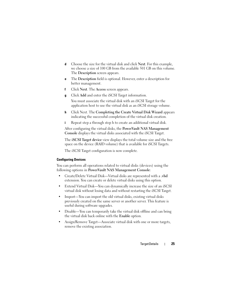 Configuring devices | Dell PowerVault 700N User Manual | Page 25 / 56