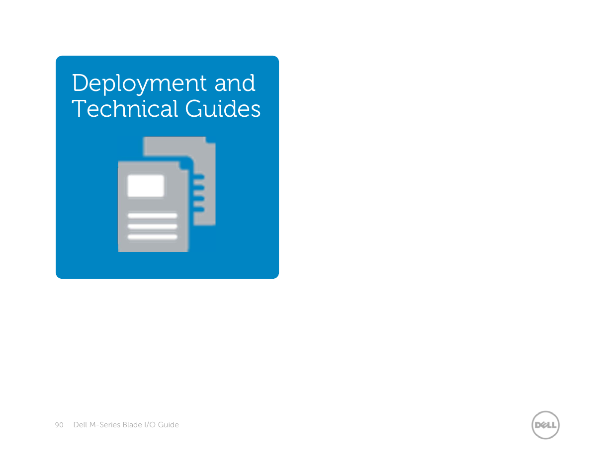 Deployment and technical guides | Dell POWEREDGE M1000E User Manual | Page 90 / 94