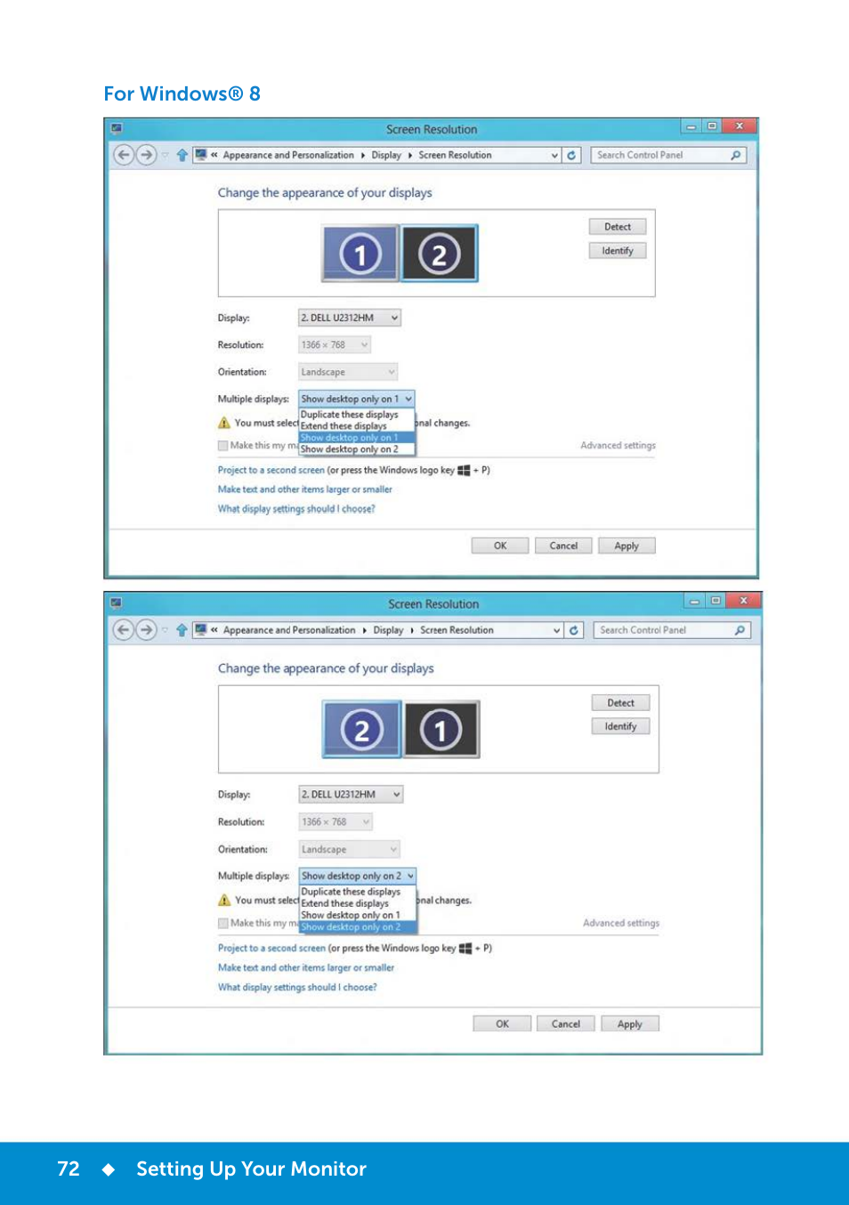 Dell P2714H Monitor User Manual | Page 72 / 72