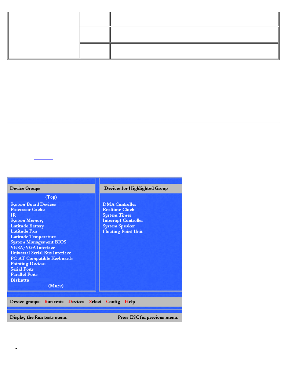 Advanced testing | Dell Latitude C600 User Manual | Page 123 / 188